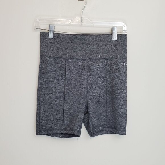 GapFit Brushed Tech Jersey bike shorts in black heather - Picture 9 of 9